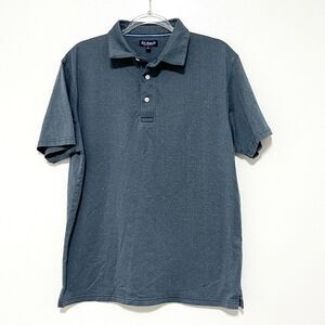 Men’s Fish Hippie Navy Micro Dot Polo Large Like New
